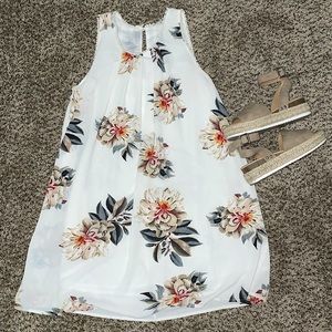 Umgee-Size Small (fits like a m/l)-Floral Midi Dress-Beautiful Print